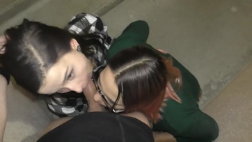 Amatőr tini barátnők szopkodják a brokit Thumb