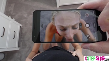 Huncut mostoha húg szopikálja a bátyusa répáját Thumb