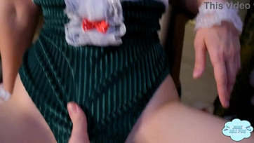 A nőm ebben a göncben várt haza és esedezett hogy kúrjam meg a szukás puniját Thumb